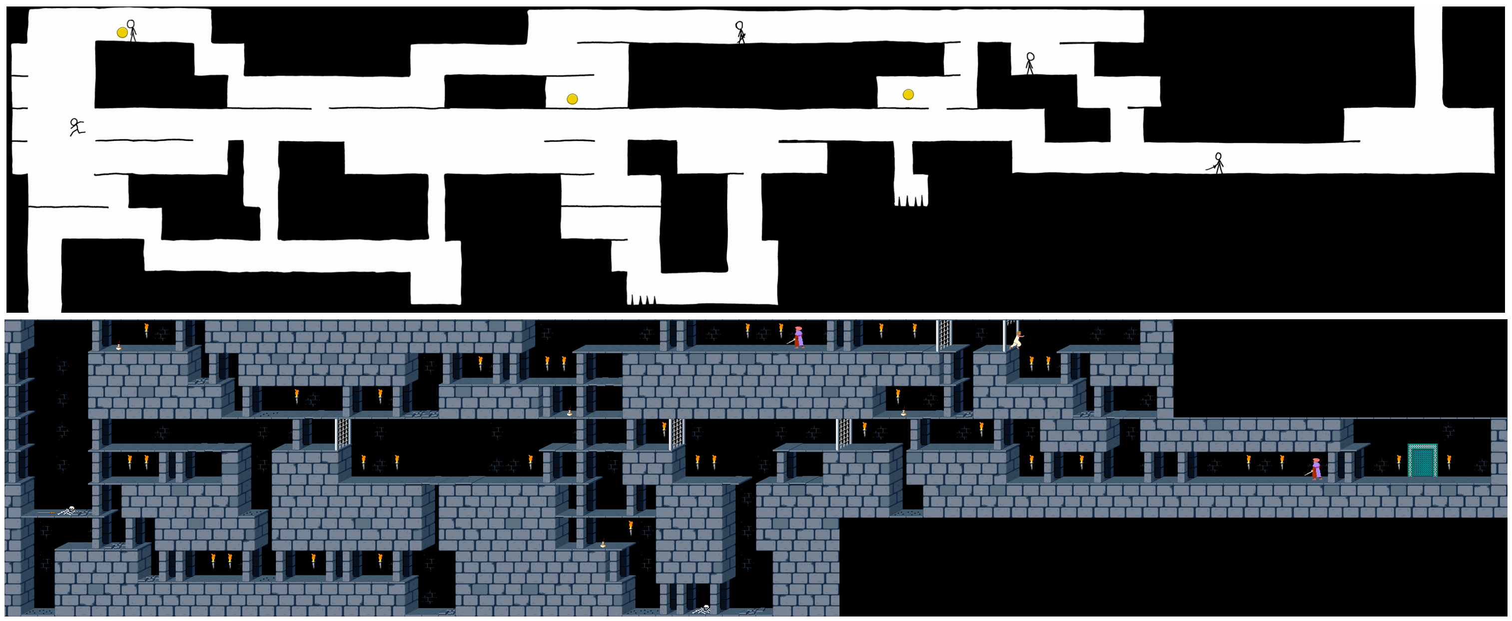 1608 Comparing Prince of Persia maze with real level 1.png