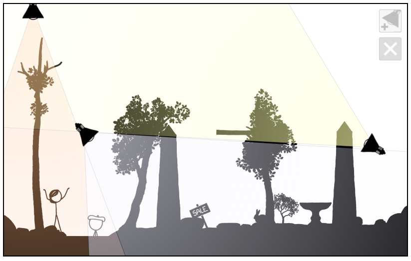 1663 garden Monoliths and tree with platform SF.png