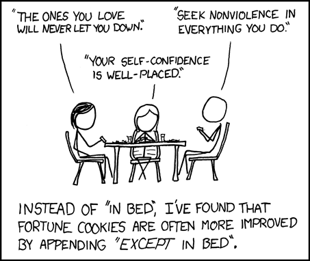 "You will have hot, steamy, sweaty sex... IN BED!"