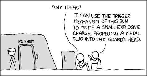 At the time of this writing, Wikipedia has a wonderful article titled 'List of problems solved by Macgyver'