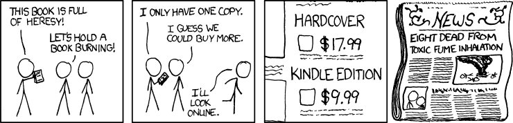 Of course, since their cautionary tale was reported in a print newspaper, no one read it.