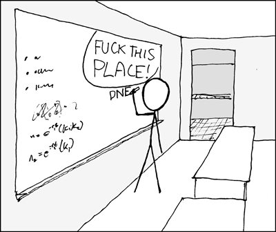 I've seen advertisers put their URLs on chalkboards, encircled with a DNE. They went unerased for months. If you see this, feel free to replace the URL with xkcd.com.