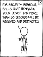 Time limit popup