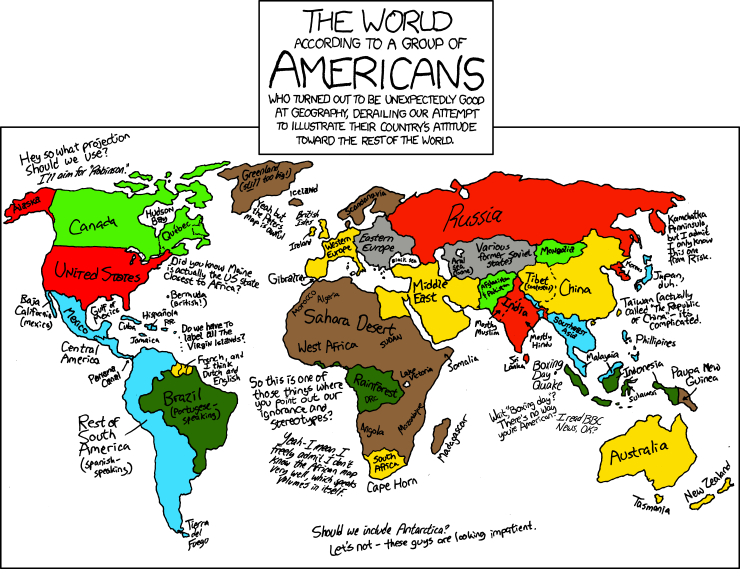 850: World According to Americans - explain xkcd
