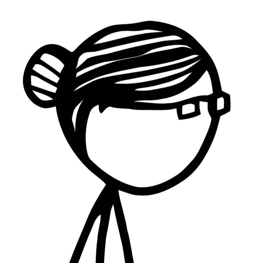 Hair Bun Girl with glasses.png