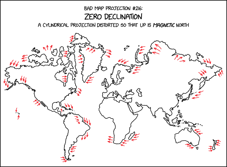 'The zero line in WMM2025 passes through a lot of population centers; I wonder what year the largest share of the population lived in a zone of less than 5° of declination,' he thought, derailing all other tasks for the rest of the day.