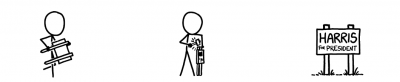 xkcd homepage strip harris for president.png